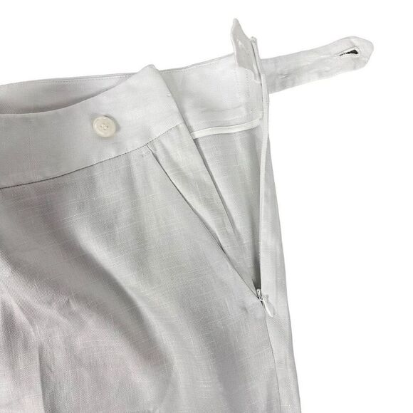 Talbots Linen Blend White Slacks size 18WP - Picture 5 of 10